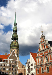 Obraz premium Beautiful view of Riga, Latvia