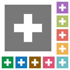 Fototapeta premium Insert square flat icons