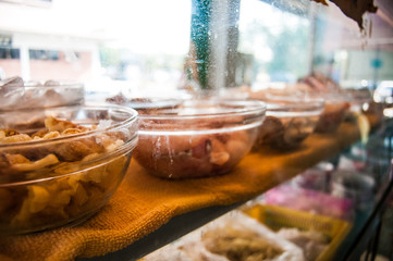 Display of Ingrediants At a Local Restaurant