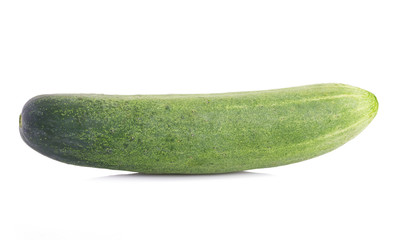 Cucumber on white background.