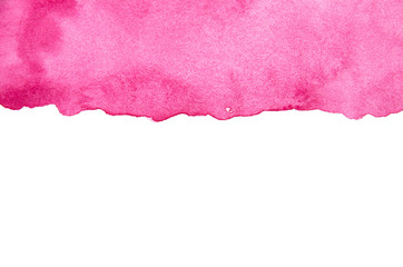 pink watercolor on paper