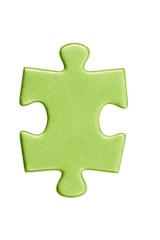 Obraz premium puzzle pieces on white background