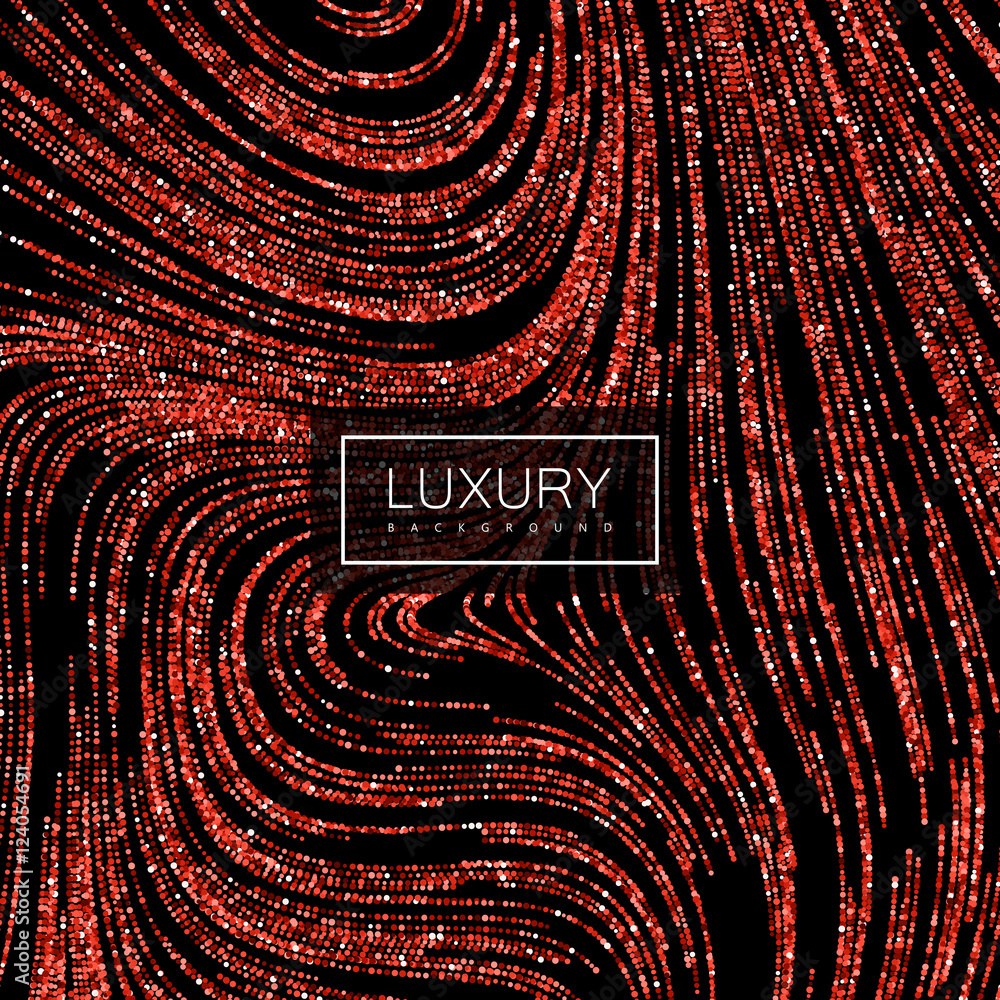 Poster luxury background with shiny ruby glitters
