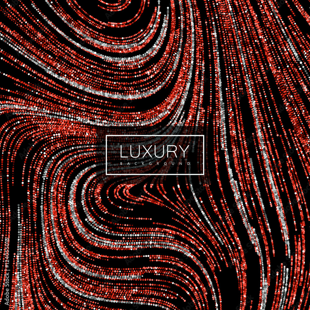 Poster luxury background with shiny ruby glitters
