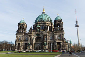Fototapeta na wymiar Berlin Cathedral, Berliner Dom, Germany. 