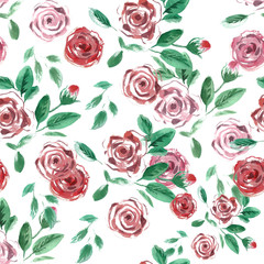 Rose flower pattern.