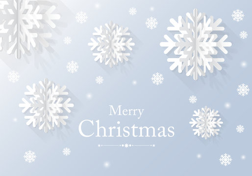 graphic Christmas card with snow flake. vector illustration