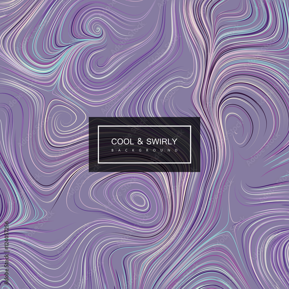 Poster abstract artistic curl background