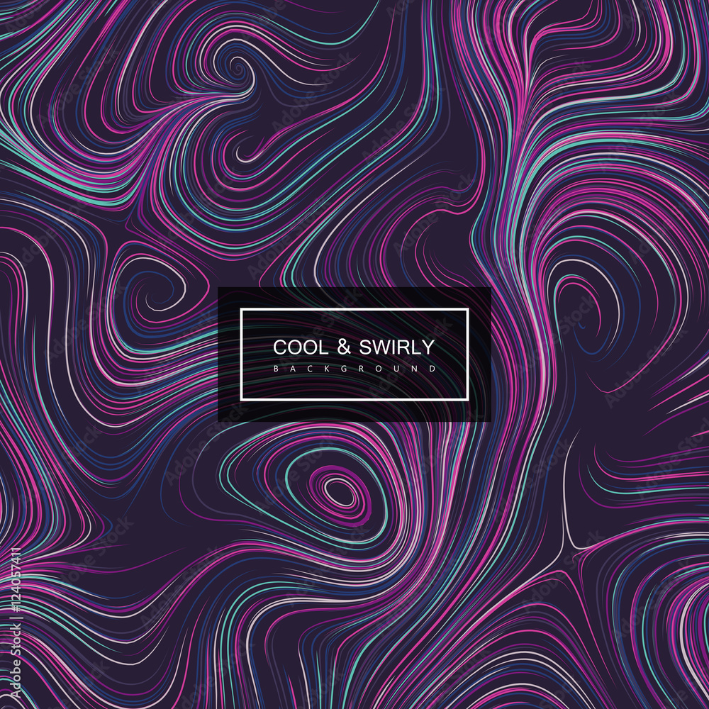 Poster abstract artistic curl background