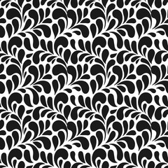 Abstract background vector illustration. Plant shape. Elegant design. Seamless pattern. Modern stylish abstract texture. Template for print, textile, wrapping and decoration