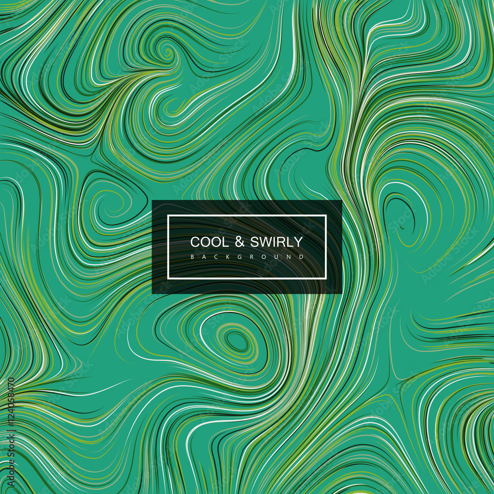 Poster abstract artistic curl background