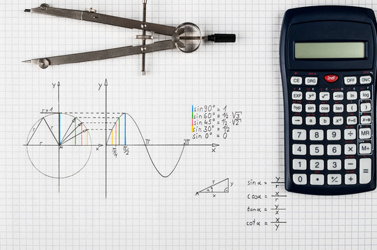 Sine function - maths background 