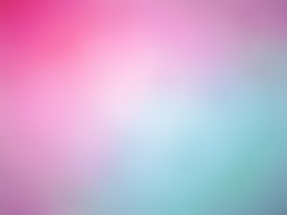 Abstract gradient pink teal white colored blurred background