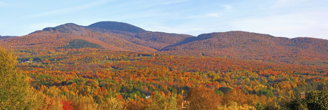 Sutton Mountain Range; Sutton, Quebec, Canada