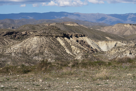 The Tabernas Desert; Almeria, Andalusia, Spain