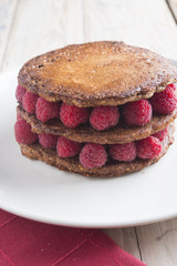 Pancake with chocolate