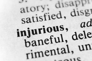 Obraz premium Injurious