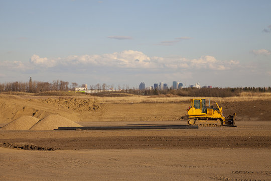 Road Construction For A New Highway