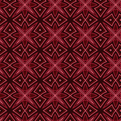 Seamless Floral Ethnic Pattern