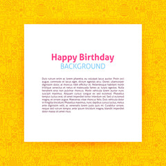 Happy Birthday Paper Template