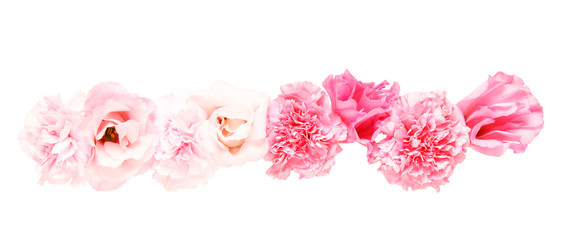 カーネーションとトルコキキョウ