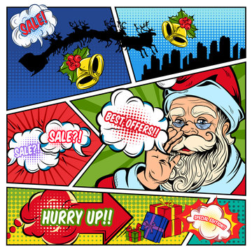 Christmas Sales Comics Page