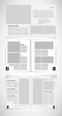 Design broschure template