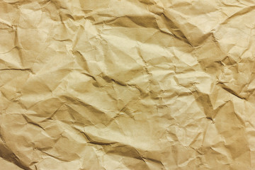 Crumpled paper background.
