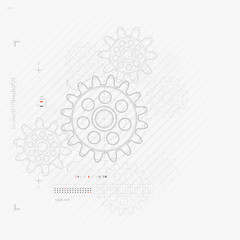 Abstract technology background