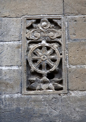 Buddhist Wheel Wall Fayuan Temple Beijing China