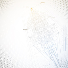 Abstract technology background.