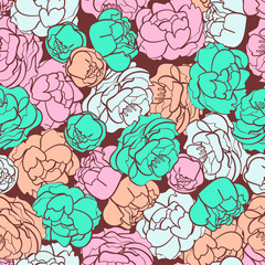 Floral seamless pattern
