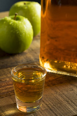 Alcoholic Apple Flavored Bourbon Whiskey