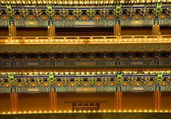 Obraz premium Qianmen Gate Details Tiananmen Square Beijing China Night