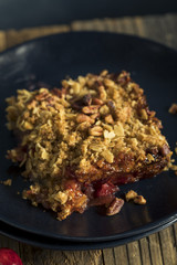 Homemade Cranberry Apple Cobbler Crumble