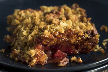 Homemade Cranberry Apple Cobbler Crumble