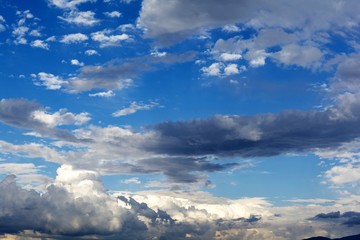 Fototapeta na wymiar cloudscape with blue sky