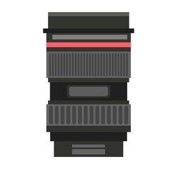 Photo optic lenses vector