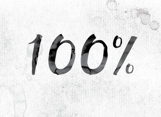 100 Percent Concept Painted in Ink