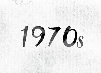 1970s Concept Painted in Ink