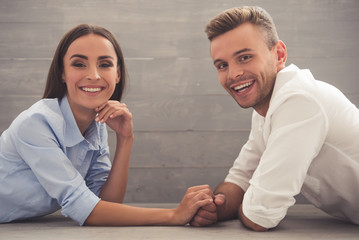 Beautiful young couple