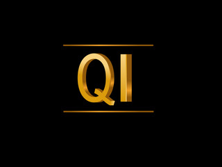 QI Initial Logo for your startup venture