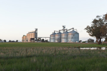 Fototapeta na wymiar Grain Silos NSW