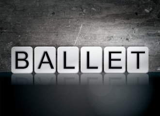 Ballet Tiled Letters Concept and Theme © enterlinedesign