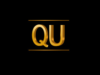 QU Initial Logo for your startup venture