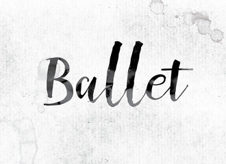 Ballet Concept Painted in Ink © enterlinedesign