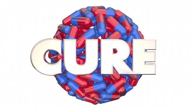 Cure Pills Medicine Research End Disease Sphere 3d Animation