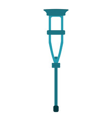 crutch medical isolated icon vector illustration design