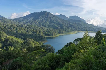 Küchenrückwand glas motiv Lac Tamblingan, Bali, Indonésie © Suzanne Plumette