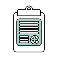 medical order isolated icon vector illustration design